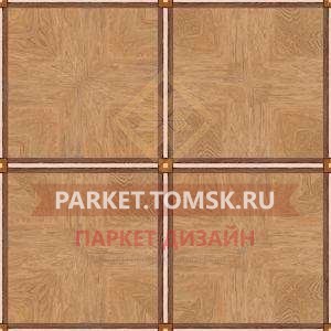 Художественный паркет Модули (мозайка) Дуб Селект, Орех, Клён